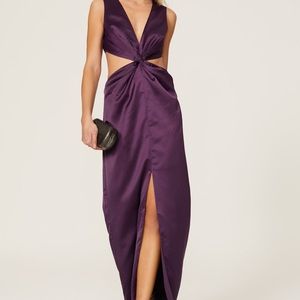 ONE33 Social Purple Cutout Dress 8